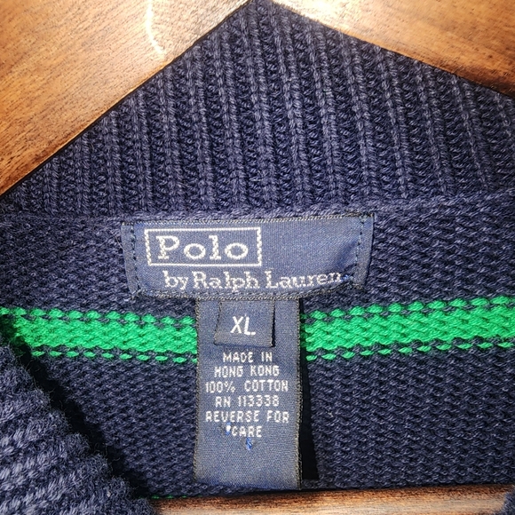 Vintage Ralph Lauren Quarter Zip Sweater - Picture 3 of 4